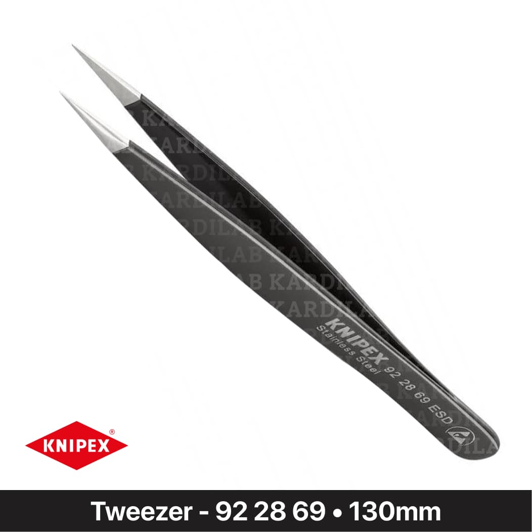 Knipex – Tweezer 92 28 69 ESD – 130 mm – KardiLab